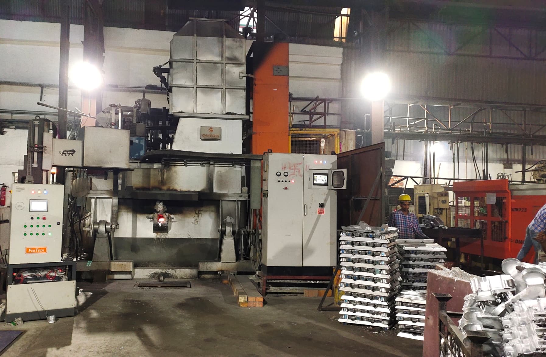 Vertical machining centre at the M-Tech tool room